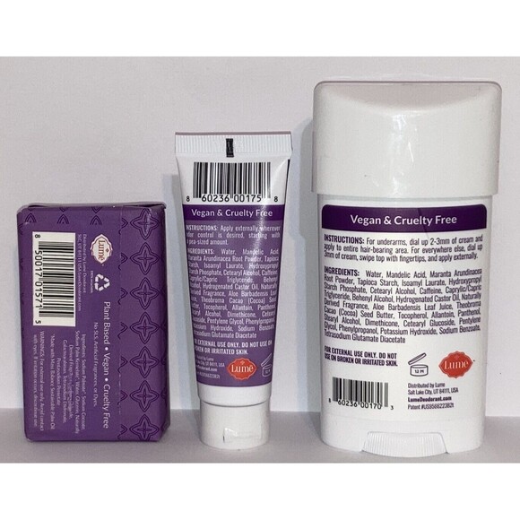 LAVENDER SAGE Bundle Full Cream Deodorant Mini Cream Deodorant Tube 5oz Bar Soap - Picture 6 of 7